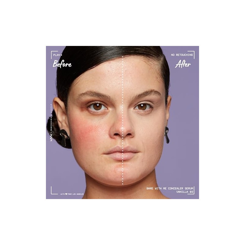 NYX Professional Makeup, Bare With Me Concealer Serum Natural Finish