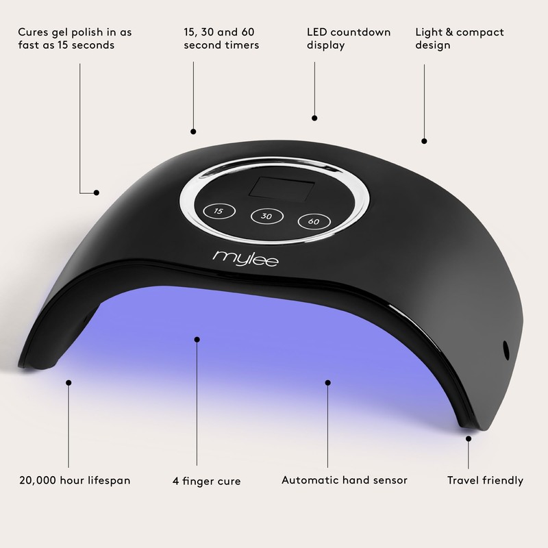 Mylee Petite LED Nail Lamp - Quick Curing for Salon
