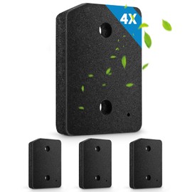 4 Pieces Filter for Miele T1 Series Heat Pump Dryer, Sponge Filter Mat for 9164761 Miele T1 Dryer, Fine/Coarse 207 x 157 x 30 mm Tumble Dryer Base Filter, Filter for Miele T1 Replacement Part