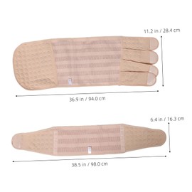 SAFIGLE Postpartum Belly Belt Postpartum Belly Band Waist Belt Binders Maternity Belt Postpartum Kit Pregnancy Belt Support Csection Belly Binder Maternity Beige Polyester