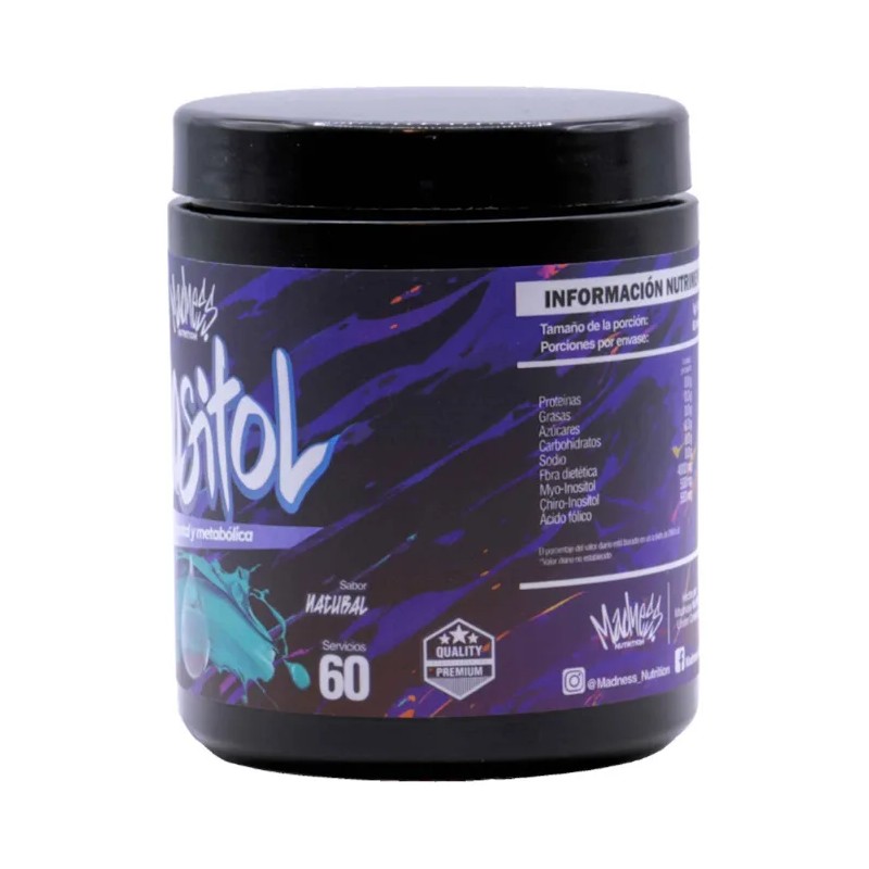 Inositol Madness 300g Suplemento Polvo Equilibrio Hormonal