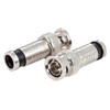 RG6 BNC Connectors, Ancable 5-Pack RG6 BNC Compression Connector for