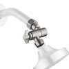 Senhozi Shower Head Elbow Adapter, Brushed Nickel 360° Adjustable Shower