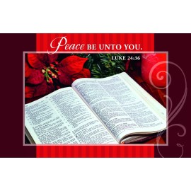 Faithfully Yours 18 Count PEACE BE UNTO YOU With KJV Scripture F45221