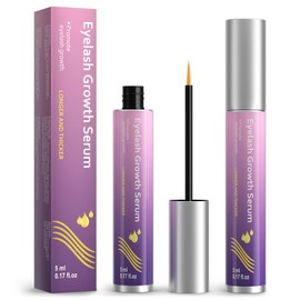 Lash Serum: Eyelash Growth Serum Gentle Natural Vegan Enhancing Treatment Nourishing Conditioning Formula for Longer Thicker Fuller Natural Lashes -5ml