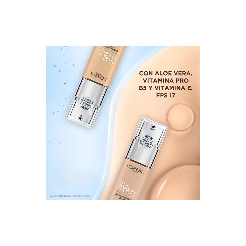 Base de maquillaje líquida L'Oréal Paris True Match Super-Bendable Base