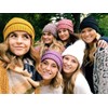 Funky Junque - Gorro de punto acanalado suave y elástico,