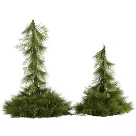 Maykoosh Rustic Ranch Artificial Christmas Decor Set - 24-Inch and 36-Inch Tabletop or Hanging Holiday Greenery for Festive Indoor and Outdoor Spaces