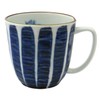 波佐見焼 舘山 刷毛山水 軽々 マグカップ 青