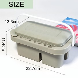 Asdays Brush Wash Bucket Brush Brush Stand Painting Plate Painting Supplies with Handle Acrylic Paint Watercolor Palette 3 Tier
