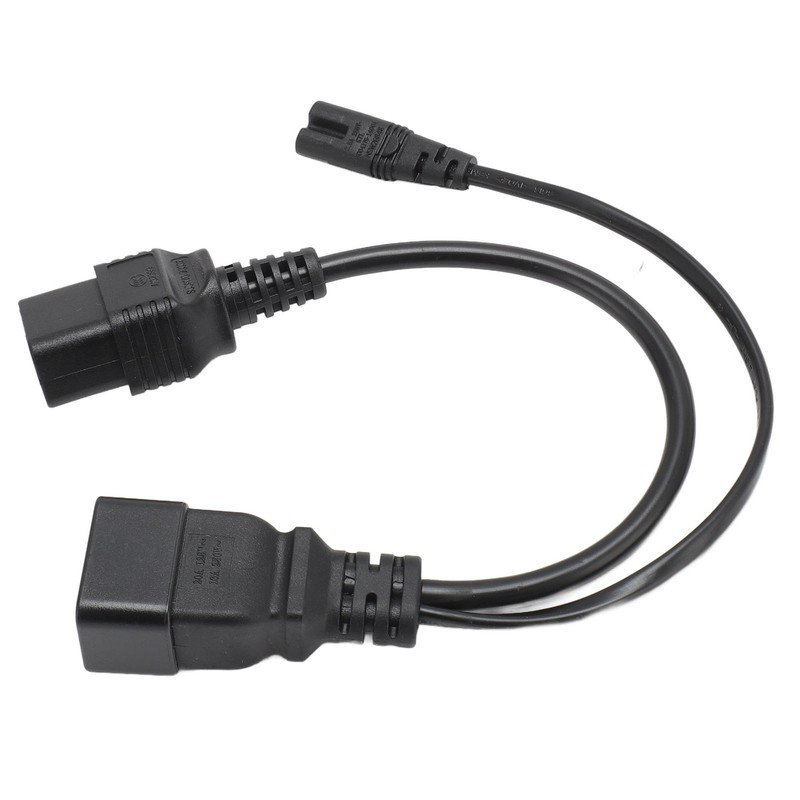 C20 to C7 C19 Y Splitter Power Plug Cord Single