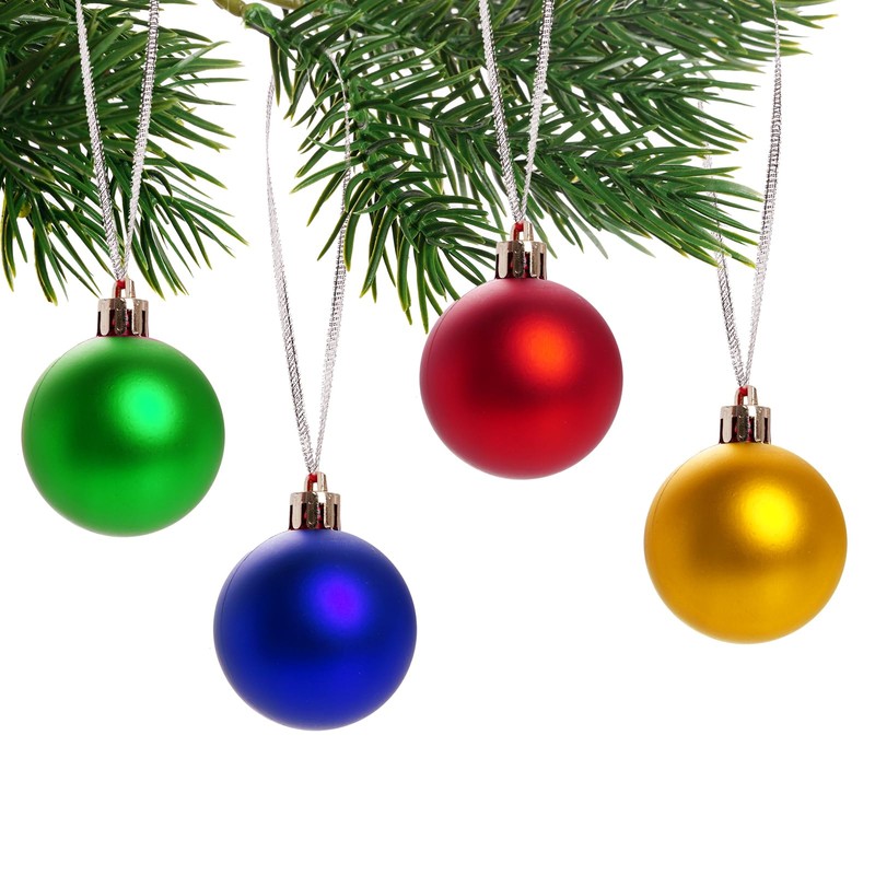 100 Pcs Christmas Ornament Ribbon Hangers, Thin Hand Tied Ornament