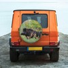 Universal Replacement Spare Wheel Cover, Wild Boar in Forest, Waterproof