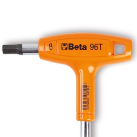 Beta 000960941 T-Handle Hexagon Wrench 96T 6.0 8.7 x 4.1 inches (221 x 103 mm)