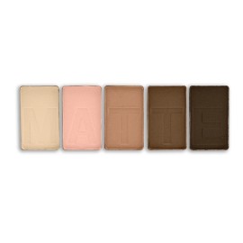 L.A. COLORS Matte Eyelid Color Palette 0.25 Oz 5 Blendable Shades Intense Silky Finish