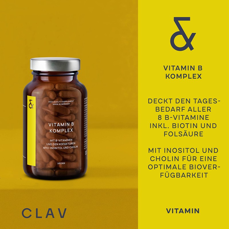 Set of 3 Vitamin B Complex High Dose Vegan All