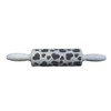 efo Embossed Heart Design Decorative Rolling Pin Baking Supplies for