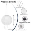 HOTUT Solar Lights Outdoor Garden, 2 Pack 10in Hanging Solar