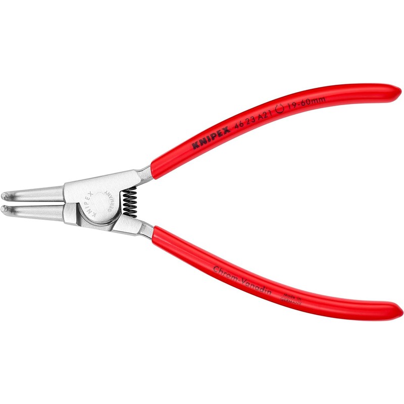 Knipex Circlip Pliers for external circlips on shafts chrome-plated, plastic
