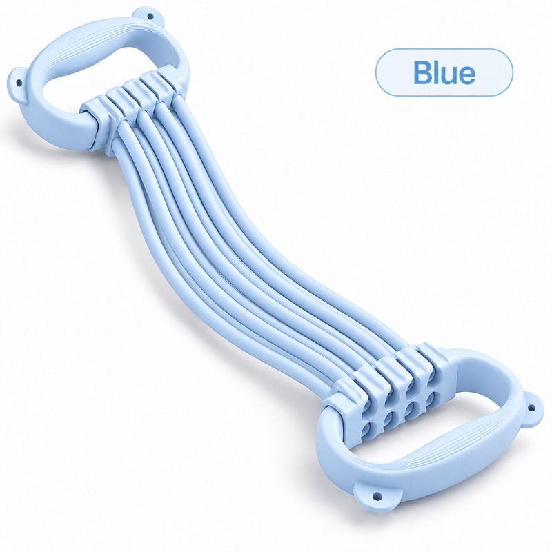 6-Rope Yoga Stretch Strap for Flexibility Practice – Adjustable Elastic
