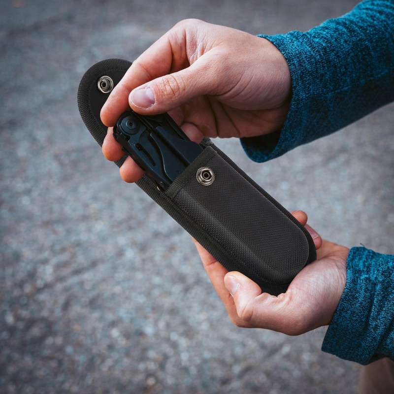 Nylon Pocket Knife Holder, 4'' Folding Knife Sheath with Snap