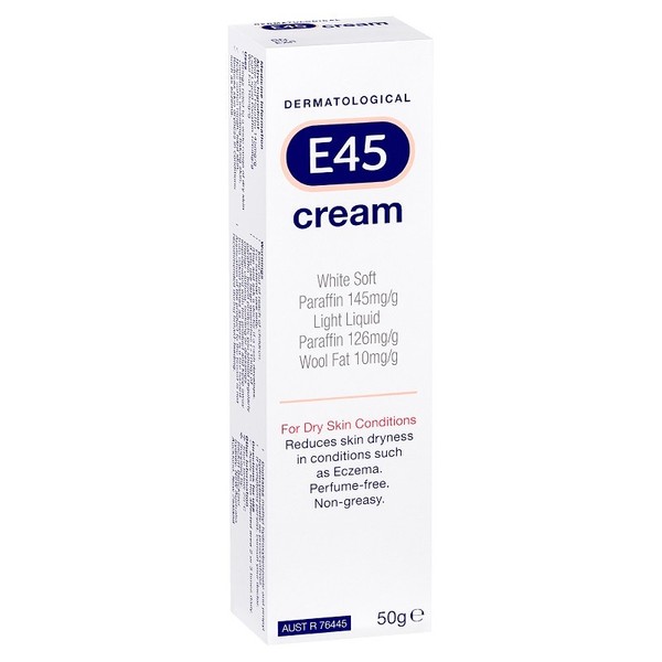 E45 Dermatological Cream for Dry Skin Conditions 50g