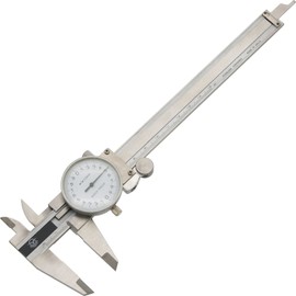 FindingKing Metric Sliding Dial Caliper 15cm Sliding Precision Measuring Gauge Jewelers Tool