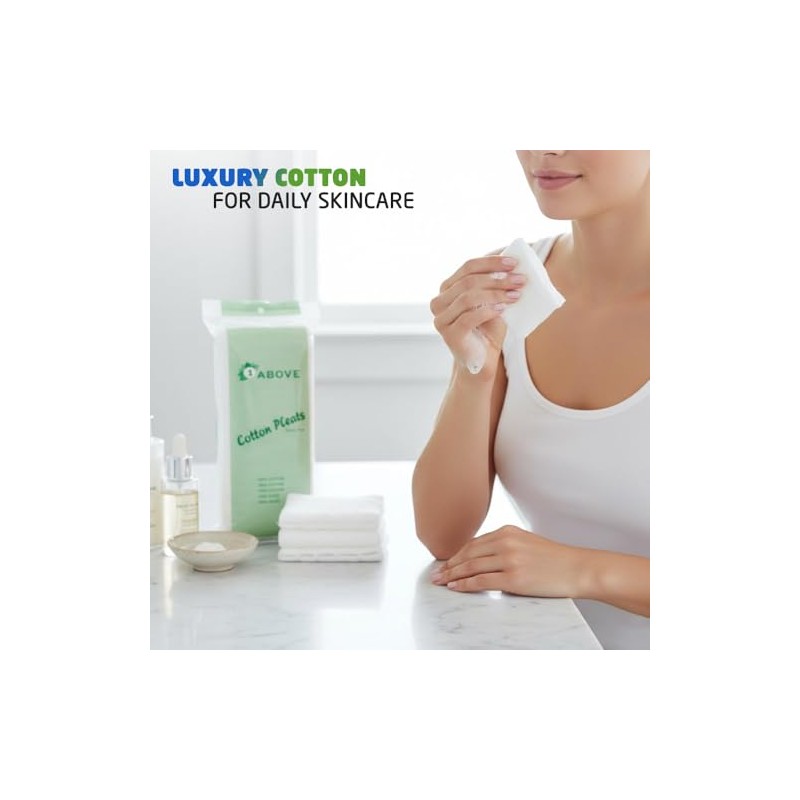 1ABOVE Cotton Wool Pleat 80g – 100% Pure Cotton, Super