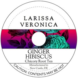 Ginger Hibiscus Chicory Root Tea (Single Serve K-Cup Pods) (12 pods, ZIN: 577812) - 3 Pack