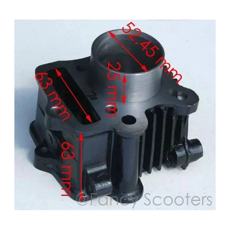 FANCY SCOOTER Kayo Fox 70, ATV 70cc Cylinder Head,Piston Top