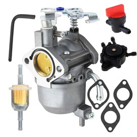 YJGZSVK Carburetor For Kawasaki Mule 600 610 KAF400 2005-2019 Replaces 15004-0953 15003-2943 Fuel Pump Switch Fuel Shut Off Value