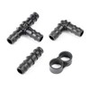 T-Connector for 16 mm Drip Hose Extension Piece Pack of
