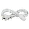 White PC IEC Power Cable 2m Ac 250V 10A Australian