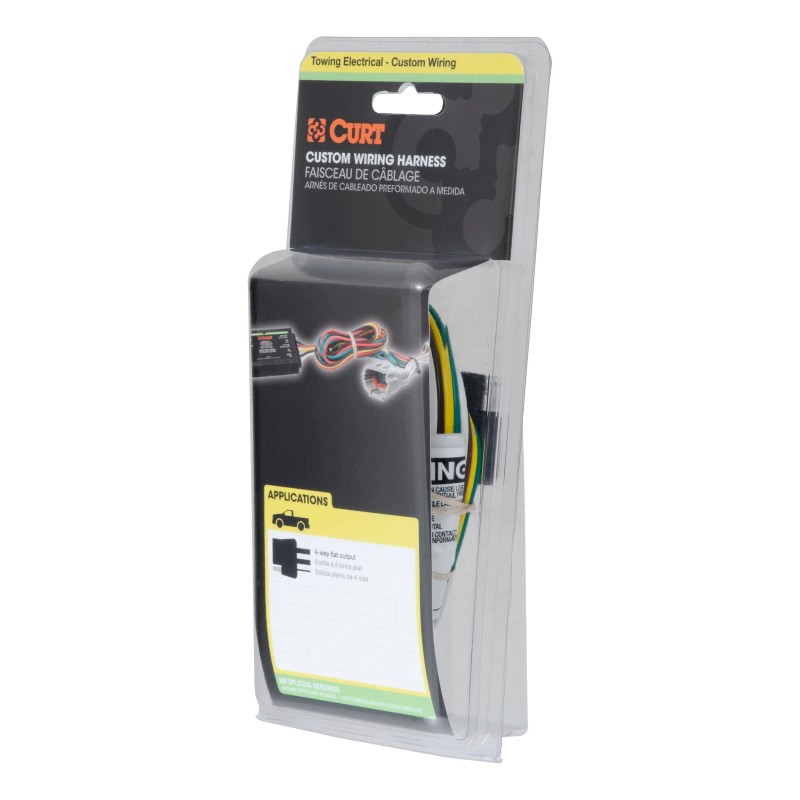 Curt For 98-04 Chevy S10 4 Pin Trailer Wire Plug