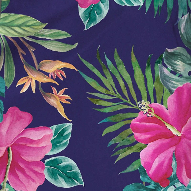 Speedo Falda de natación para mujer, Peacoat floral, XL