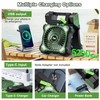 Solar Powered Camping Fan for Tent Rechargeable Battery Operated Tent