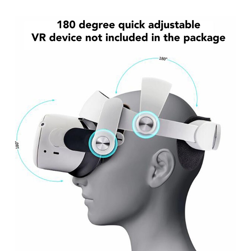 VR Head Strap Replacement Adjustable Breathable Comfort Head Strap for