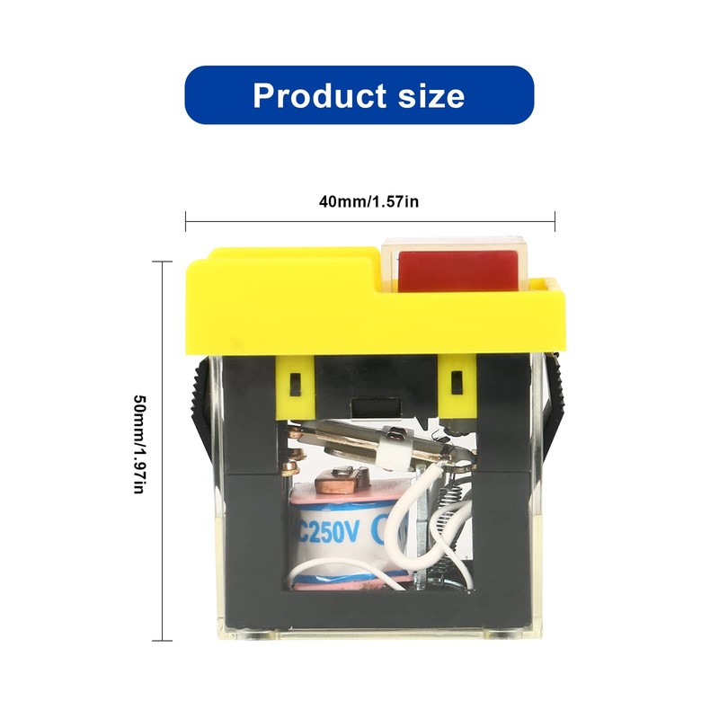 KJD6 5E4 250V 6A Electromagnetic Switch, Waterproof, Magnetic, Safety Switch,