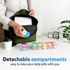 Bexeen XXL Pill Organizer That Holds EVERYTHING! Convenient, Portable &