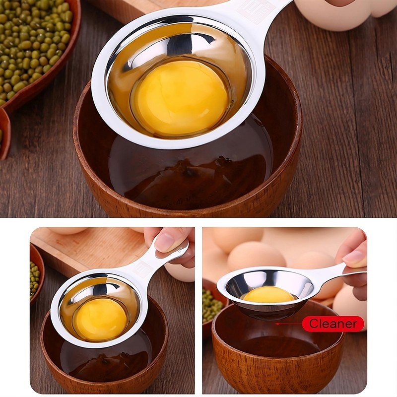 Egg Separator, Stainless Steel, Dishwasher Safe, Egg Yolk Separator, Egg