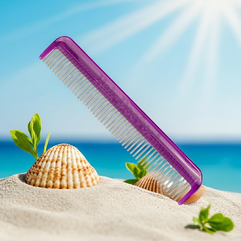 Hair Doctor Vanity Comb with silky smooth rotating teeth prevents