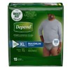 Depends Men Fitflex Max Extra Large Underwear