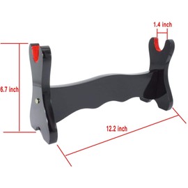 CNLQ Velvet Padded Sword Stand Felt Protect Display Holder Samurai Sword Katana Wakizashi Tanto Holder