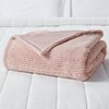 Springtree Home Micro Plush Throw Blanket | Thick Faux Fur