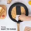 MICHELANGELO Nonstick Frying Pan with Lid, 8 Inch Frying Pans