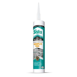 Sista Duroplus P800, sellador 100% poliuretano, especial para láminas y concreto, de secado rápido y resistente a rayos UV, 1X280ml