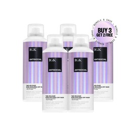 IGK ANTISOCIAL Dry Hair Mask | Bond-Building Treatment for Damaged Hair | Instant Softness & Shine | Prevents Breakage & Split Ends | Perfect for Hair Extensions:_Buy 3, Get 2 Free