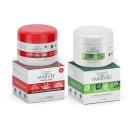 Green Marvel Bálsamo Herbal Natural 250g + Varicare Gel para Pies y Piernas, Sin Parabenos, Sin Gluten, Cruelty Free, 2 Piezas