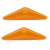 SHLPDFM 2 PCS/SET Orange Side Indicator Repeater Light Lamp Orange
