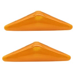 SHLPDFM 2 PCS/SET Orange Side Indicator Repeater Light Lamp Orange Lens 98AB13K354AA, 4364357 Compatible with Ford Focus Mk1 Ford Mondeo Mk3